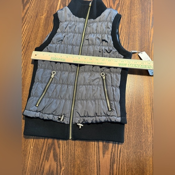 Calvin Klein Performance Puffer Down Vest Jacket Women’s Sz S Black Zip NWT - Picture 7 of 16